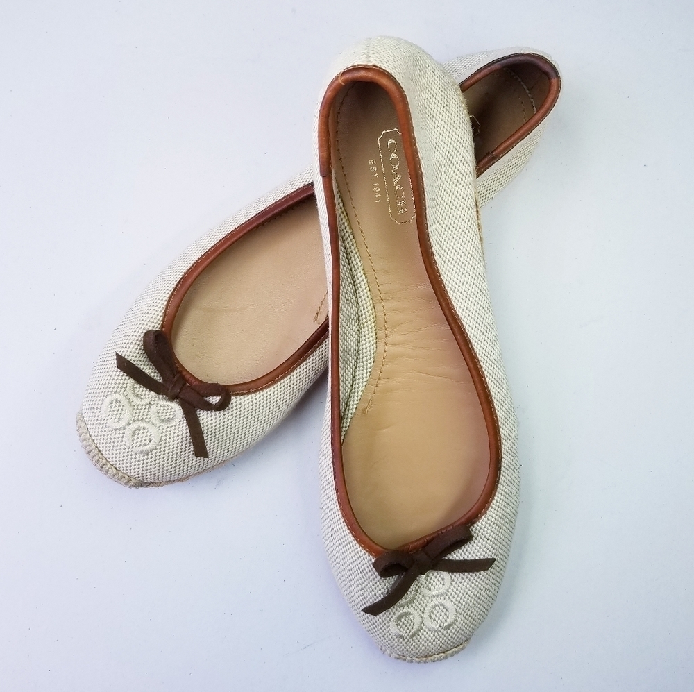 Coach | Bow Tie Espadrille Flats, 8